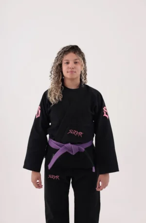 KIMONO SKY PINK PRETO