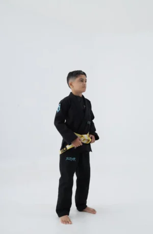 KIMONO INFANTIL SKY BLUE PRETO
