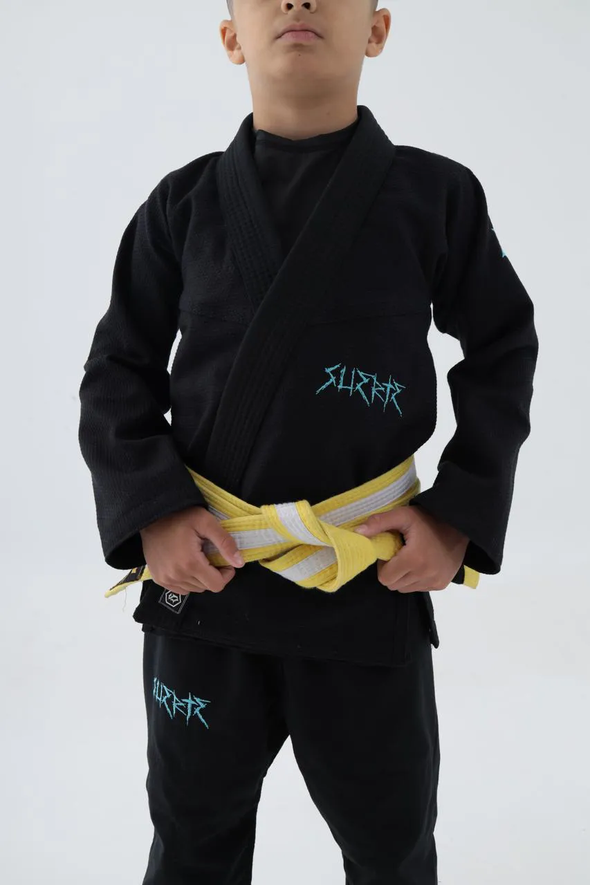 KIMONO INFANTIL SKY BLUE PRETO - Imagen 4