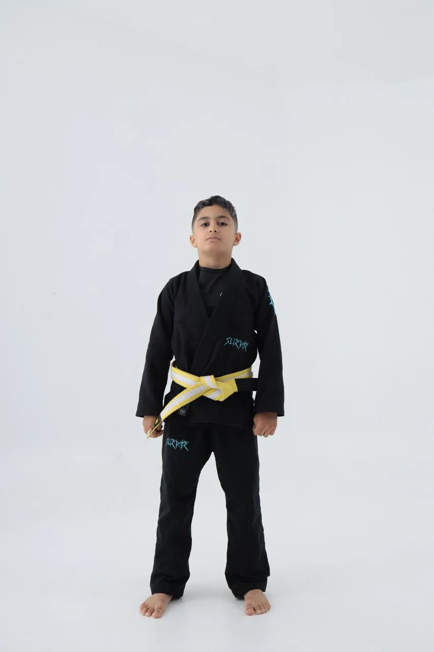 KIMONO INFANTIL SKY BLUE PRETO - Imagen 5