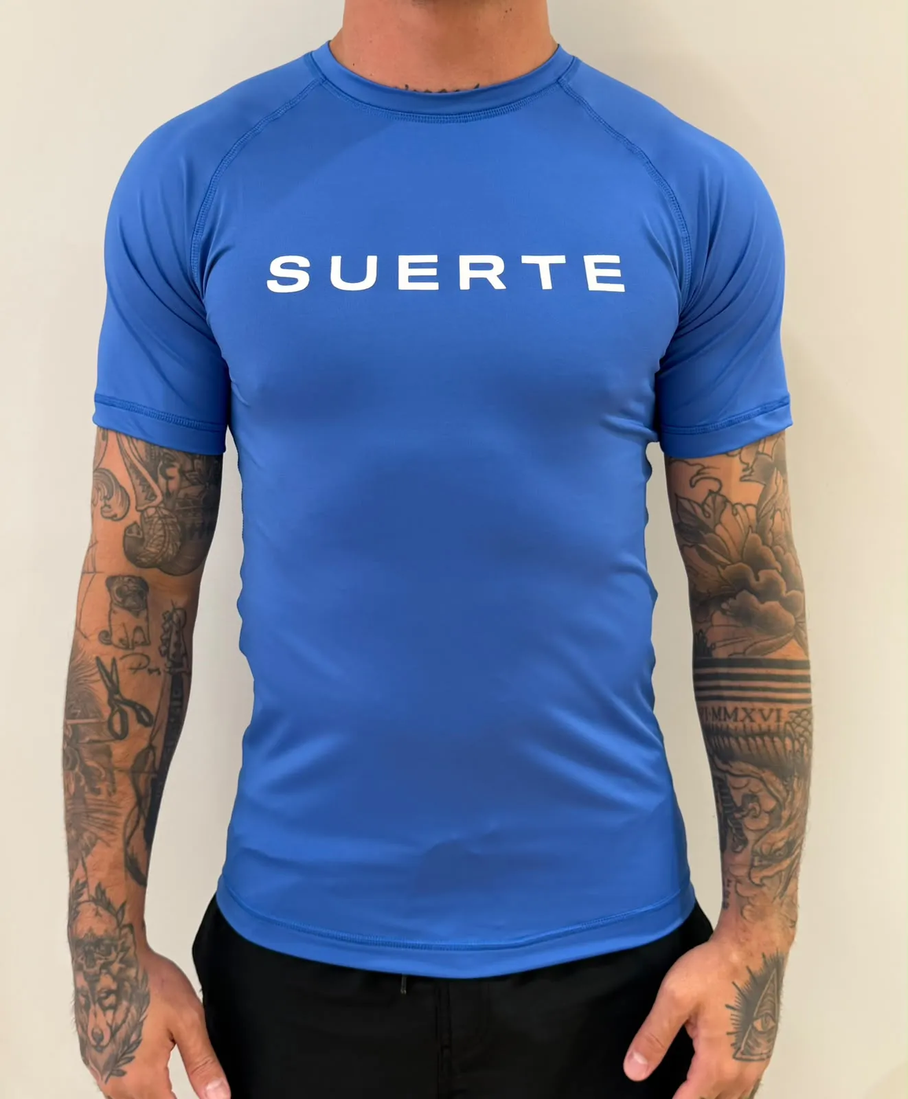 RASH GUARD AZUL HEXA