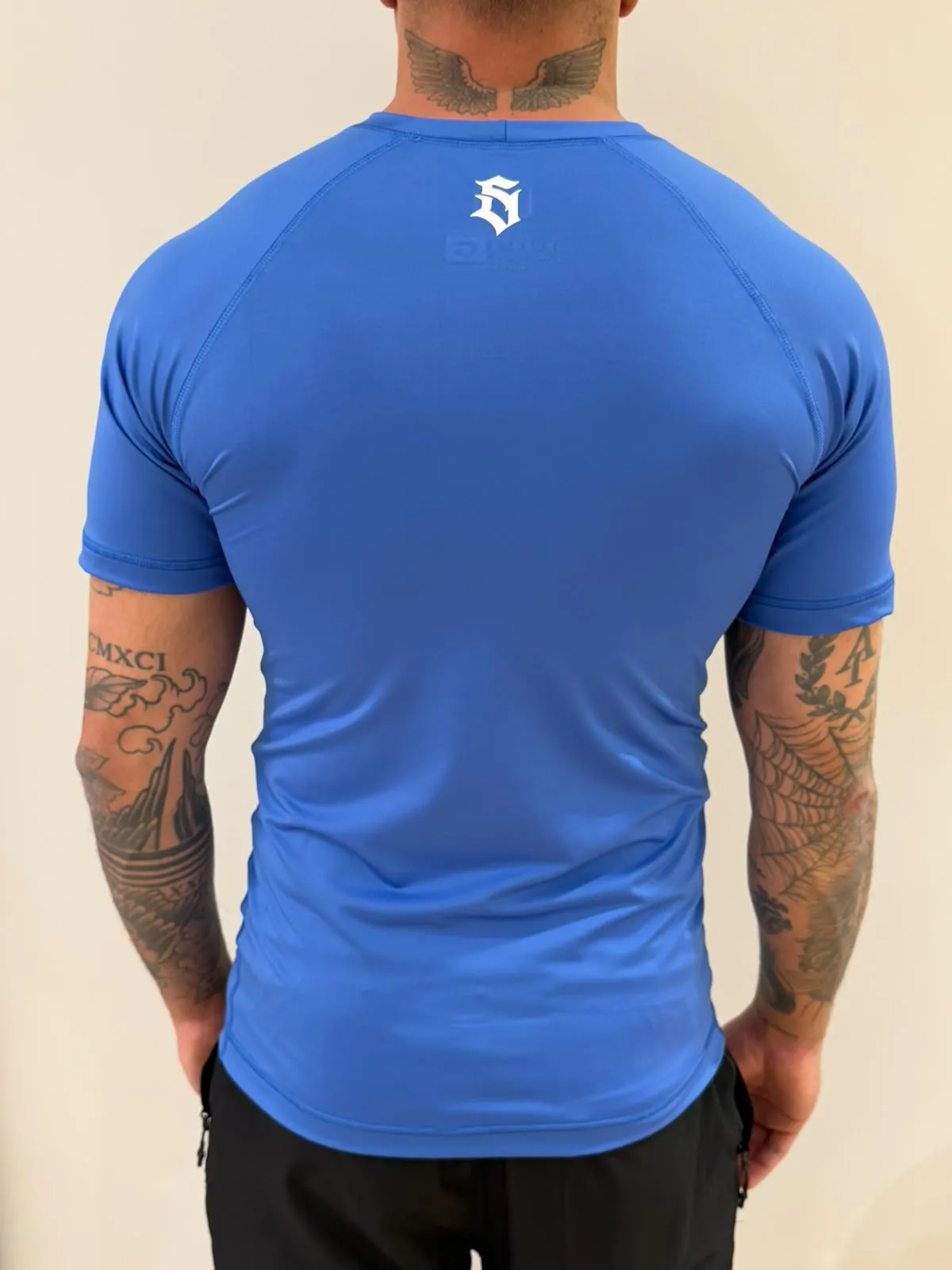 RASH GUARD AZUL HEXA - Imagen 3